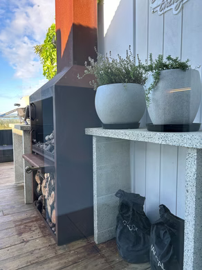 How Lit Designs Transformed Our Outdoor Fireplace Dreams into Reality.