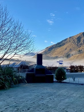 Bespoke Corten Fireplace Creates a Cozy Retreat in Queenstown!🔥