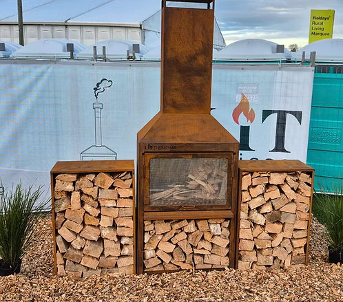 Classic Corten 900 Outdoor Fireplace