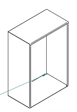 Wood storage box sketch