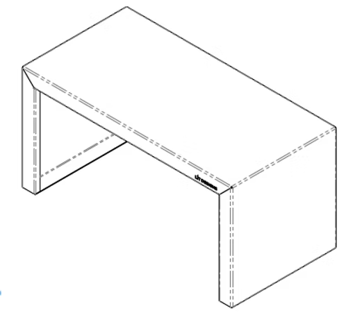 900mm fire plinth