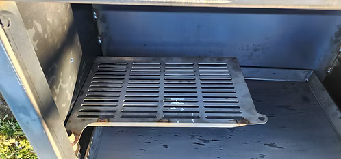 Stainless steel swing cooking grill