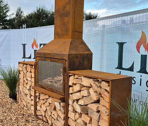 Fire Pit Mesh Door