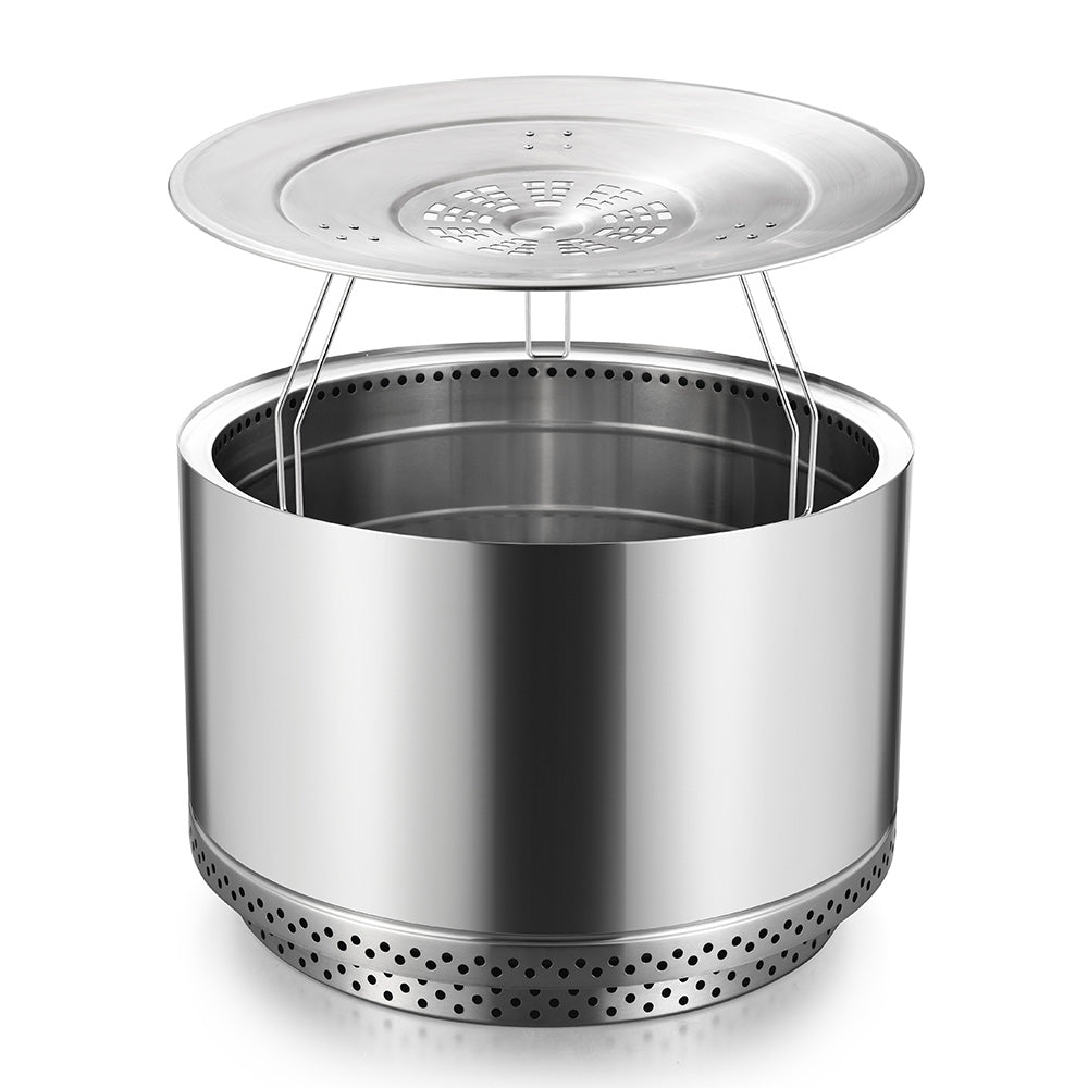 CleanBurn® stainless steel heat deflector grill
