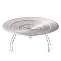CleanBurn® stainless steel fire pit heat deflector